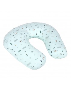Cojín lactancia cabañas Menta