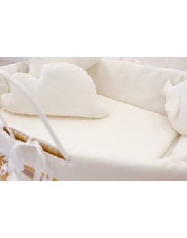 Vestidura Moisés Bebé  Cremê