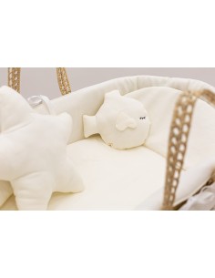 Moisés Bebé Folk Cremê