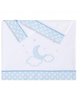 Juego sábanas Moon Azul