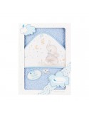 Capa de Baño elefante azul
