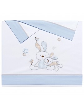 Juego sábanas Chicks Azul