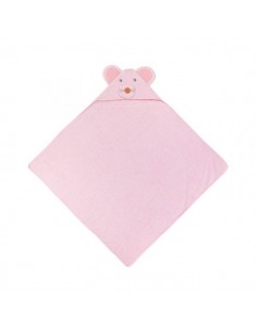Capa de Baño ratoncito rosa