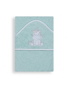 Capa de Baño unicornio verde